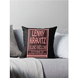 Lenny Kravitz Poster Throw Pillow