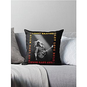 Lenny Kravitz Guitar Let Love Rule Throw Pillow