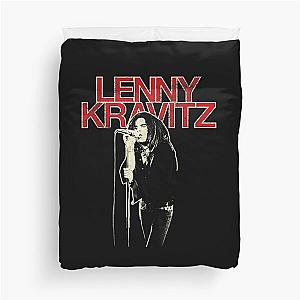 Lenny Kravitz – Red Logo Mic Pose Duvet Cover