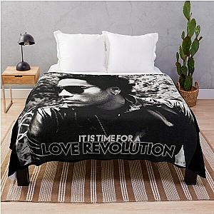 Lenny Kravitz it is time for a love revolution Throw Blanket