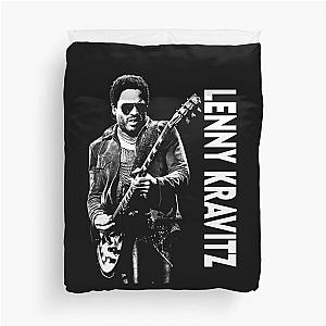 Lenny Kravitz Guitar Music Legend Duvet Cover