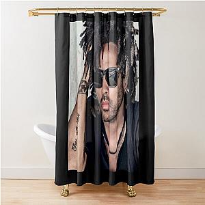 lenny kravitz art Shower Curtain