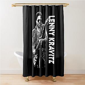 Lenny Kravitz Guitar Music Legend Shower Curtain