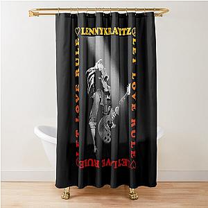 Lenny Kravitz Guitar Let Love Rule Shower Curtain