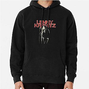Lenny Kravitz – Red Logo Mic Pose Pullover Hoodie