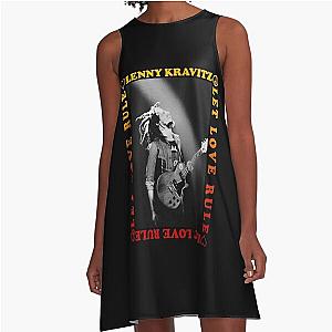 Lenny Kravitz Guitar Let Love Rule A-Line Dress