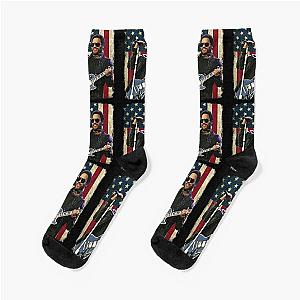 Vintage American Flag Lenny Kravitz Legend Socks