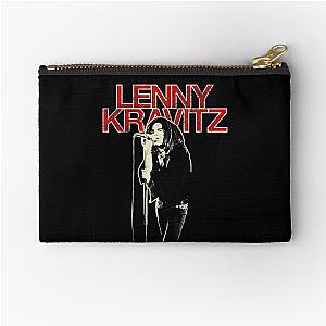 Lenny Kravitz – Red Logo Mic Pose Zipper Pouch