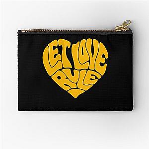 Lenny Kravitz – Yellow Heart Let Love Rule Zipper Pouch