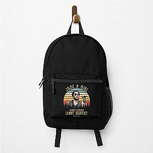 Just A Girl Who Loves Lenny Kravitz Legend Backpack