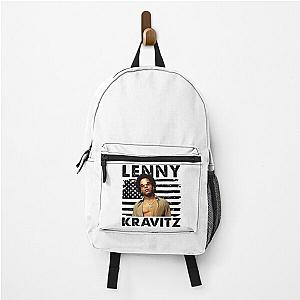 Retro American Flag Lenny Kravitz Music Gift Backpack
