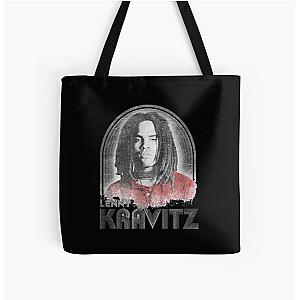 Lenny Kravitz – Retro Lines Logo All Over Print Tote Bag