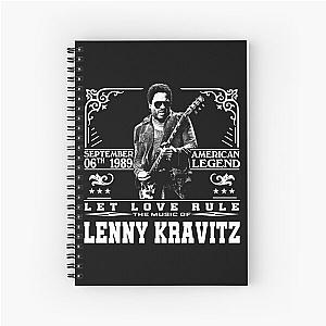 Vintage Lenny Kravitz Music Legends Spiral Notebook