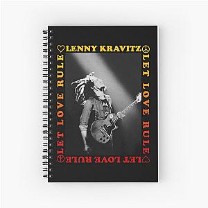 Lenny Kravitz Guitar Let Love Rule Spiral Notebook