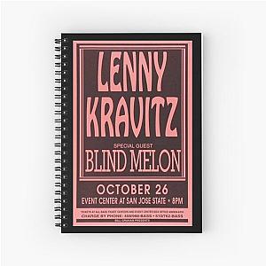 Lenny Kravitz Poster Spiral Notebook