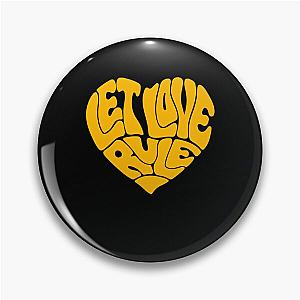 Lenny Kravitz – Yellow Heart Let Love Rule Pin