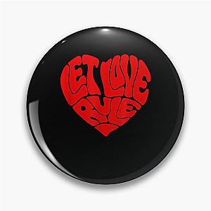 Lenny Kravitz – Red Heart Let Love Rule Pin