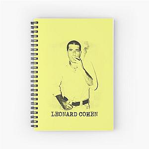 Leonard Cohen Retro Live Tribute Spiral Notebook