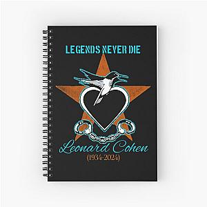 Leonard Cohen Spiral Notebook