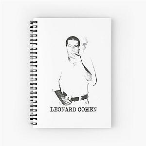 Leonard Cohen Retro Live Fan Tribute Limited Edition Spiral Notebook