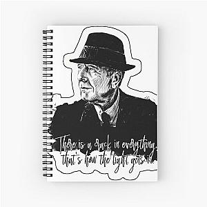 of Leonard Cohen Spiral Notebook