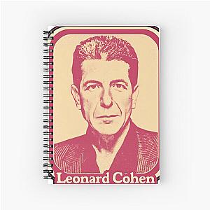 Leonard Cohen Spiral Notebook