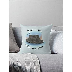 Hat For Leonard Cohen    Throw Pillow