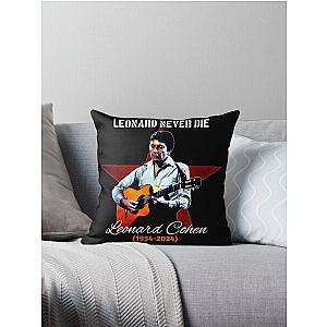 Leonard Cohen Throw Pillow