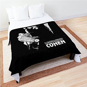 Leonard Cohen Singer Leonard Cohen  Leonard Cohen Tee Comforter