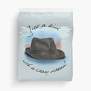 Hat For Leonard Cohen    Duvet Cover