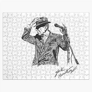 Leonard Cohen Original Hand Drawn Ink Print Jigsaw Puzzle