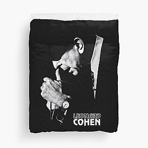 Leonard Cohen Singer Leonard Cohen  Leonard Cohen Tee Duvet Cover