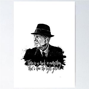 Leonard Cohen Poster