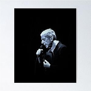 Leonard Cohen Portrait Poster