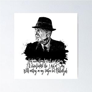 Leonard Cohen Poster