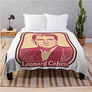 Leonard Cohen Throw Blanket