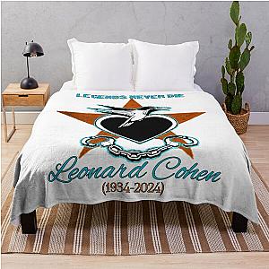 Leonard Cohen Throw Blanket