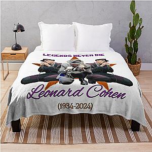 Leonard Cohen Throw Blanket