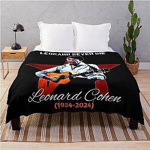 Leonard Cohen Throw Blanket