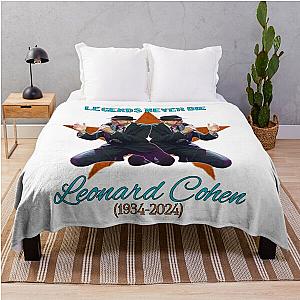 Leonard Cohen Throw Blanket