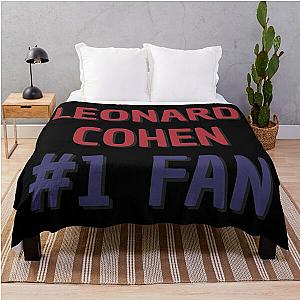 Leonard Cohen 1 Fan Throw Blanket