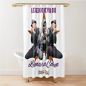 Leonard Cohen Shower Curtain