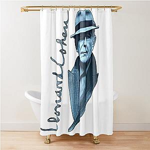 Leonard Cohen Shower Curtain