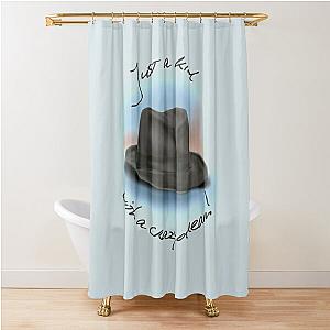 Hat For Leonard Cohen    Shower Curtain