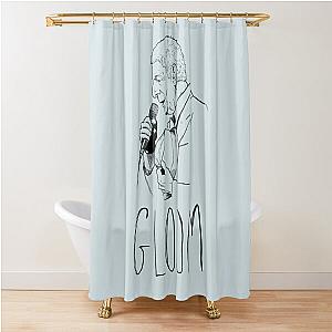 Leonard Cohen - Gloom   Shower Curtain