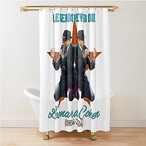 Leonard Cohen Shower Curtain