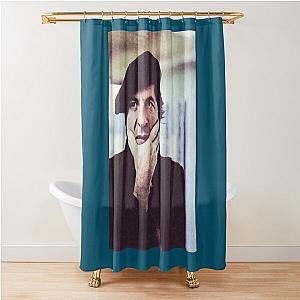 Leonard Cohen photo in beret Shower Curtain