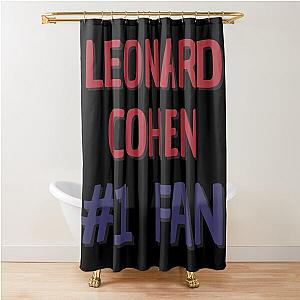 Leonard Cohen 1 Fan Shower Curtain