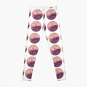 There is a crack in everything that's how the light gets in - Leonard Cohen Leggings