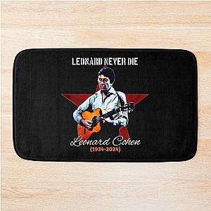 Leonard Cohen Bath Mat